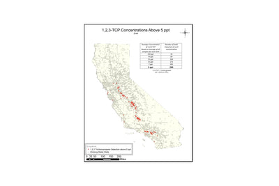 123 TCE detection in California drinking water