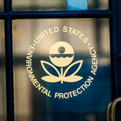 Sign for U.S. Environmental Protection Agency in Washington, D.C.