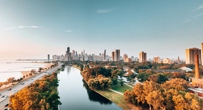 View of downtown Chicago 