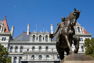 New York State capital building in Albany, New York