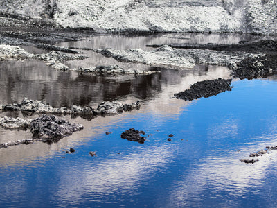 Contaminated coal ash pond