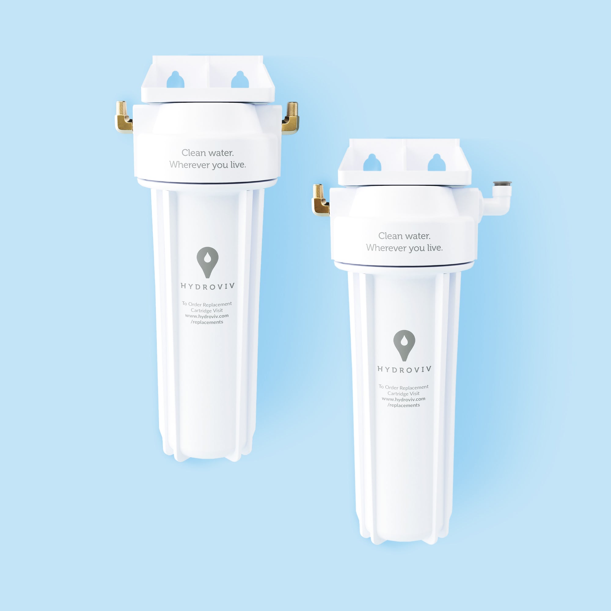 Hydroviv Faucet & Fridge Water Filter Bundle