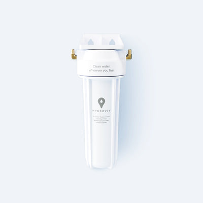 Photo of Hydroviv Refrigerator/Ice Maker Water Filter on light grey background