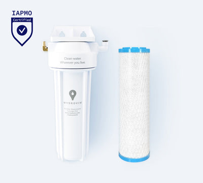 1-Year Multipack: Hydroviv Under Sink Water Filter & Refill