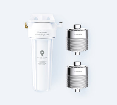 Hydroviv Faucet & Two In-Line Shower Water Filter 2.0 Bundle