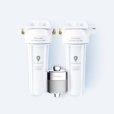 Hydroviv Faucet, Fridge, & In-Line Shower Water Filter 2.0 Bundle